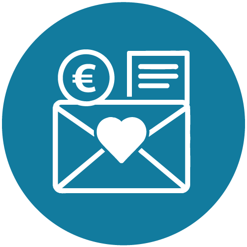 Spendenmailings Icon